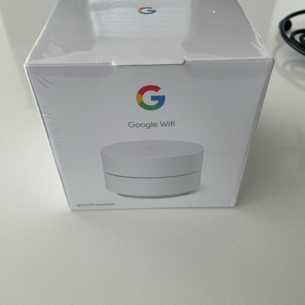 Brand New Google White Wireless Router Seamless Connectivity